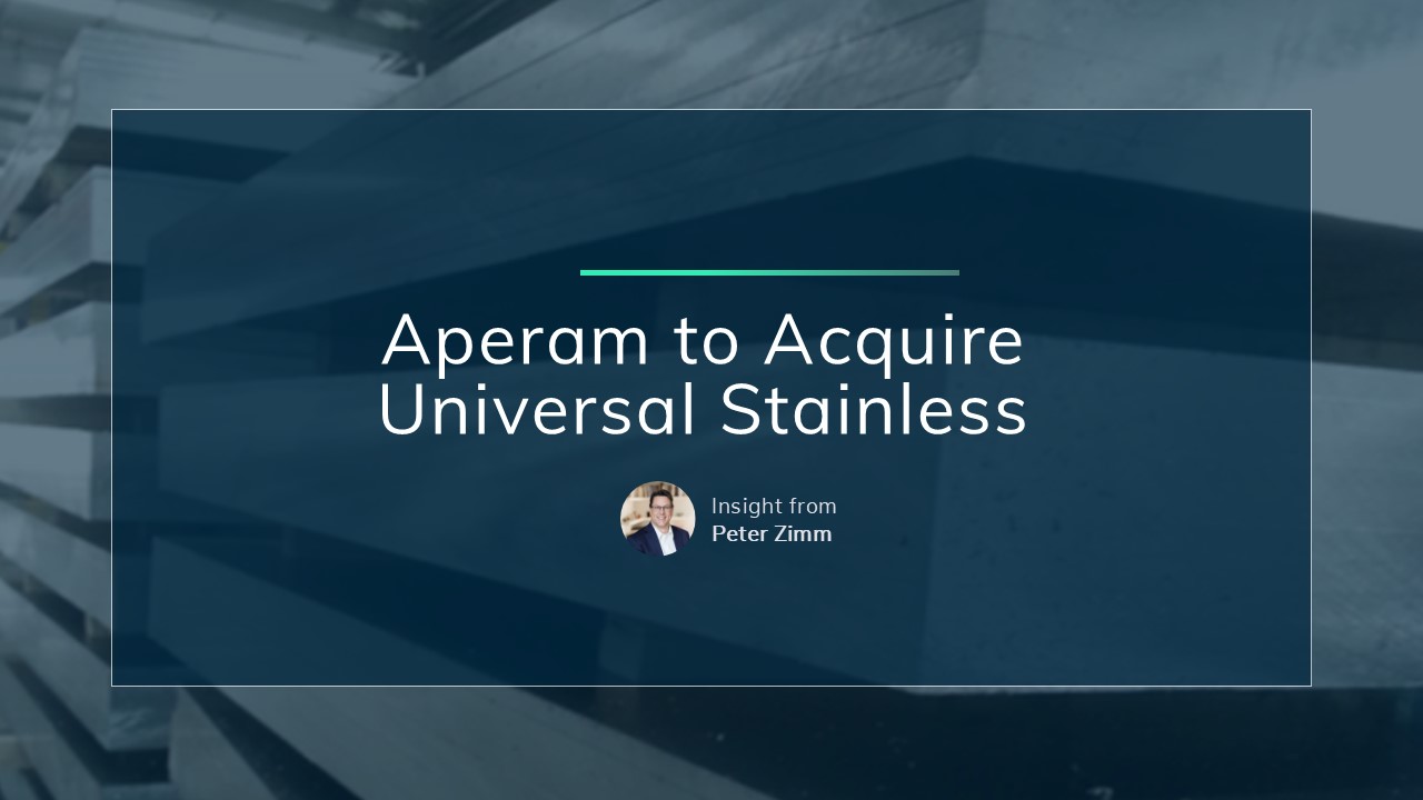 Aperam to Acquire Universal Stainless