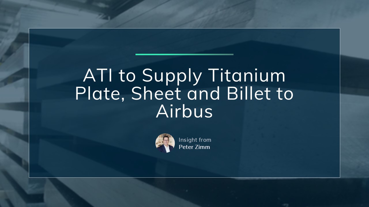 ATI to Supply Titanium Plate, Sheet and Billet to Airbus