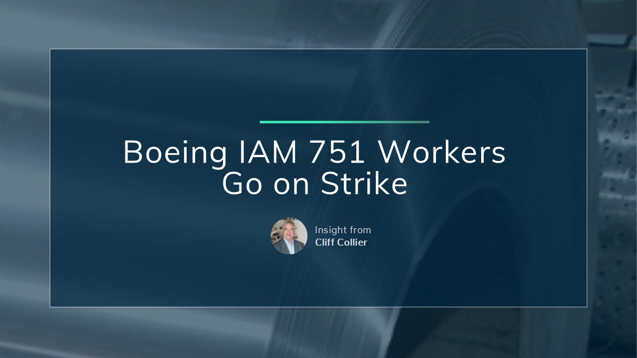Boeing IAM 751 Workers Go on Strike